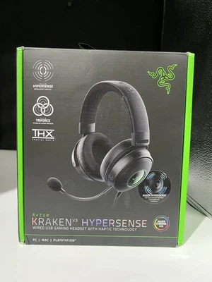 Cuffie da gioco USB cablate con tecnologia aptica - Razer Kraken V3 HyperSense - Immagine 1 di 4