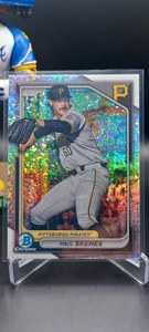 🔥Paul Skenes (RC)🔥Mini-Diamond Refractor🔥2024 Bowman Chrome Prospects - Picture 1 of 6