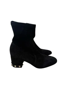 Botines Valentino de gamuza negros talla 5,5 - Imagen 1 de 7