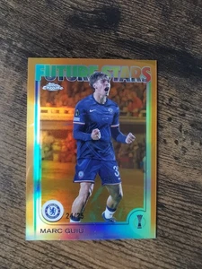 2024-25 Topps Chrome UCC Future Stars Marc Guiu Orange Refractor #/25 Chelsea FC - Bild 1 von 2