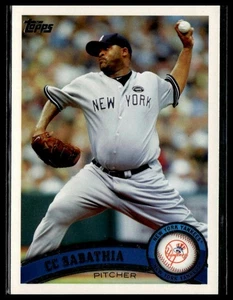 2011 Topps #102a CC Sabathia - Picture 1 of 2