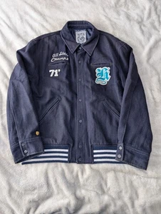 Vintage Hama "71" Wool Varsity Jacket Brownsville Lions 2XL Embroidered - Picture 1 of 9