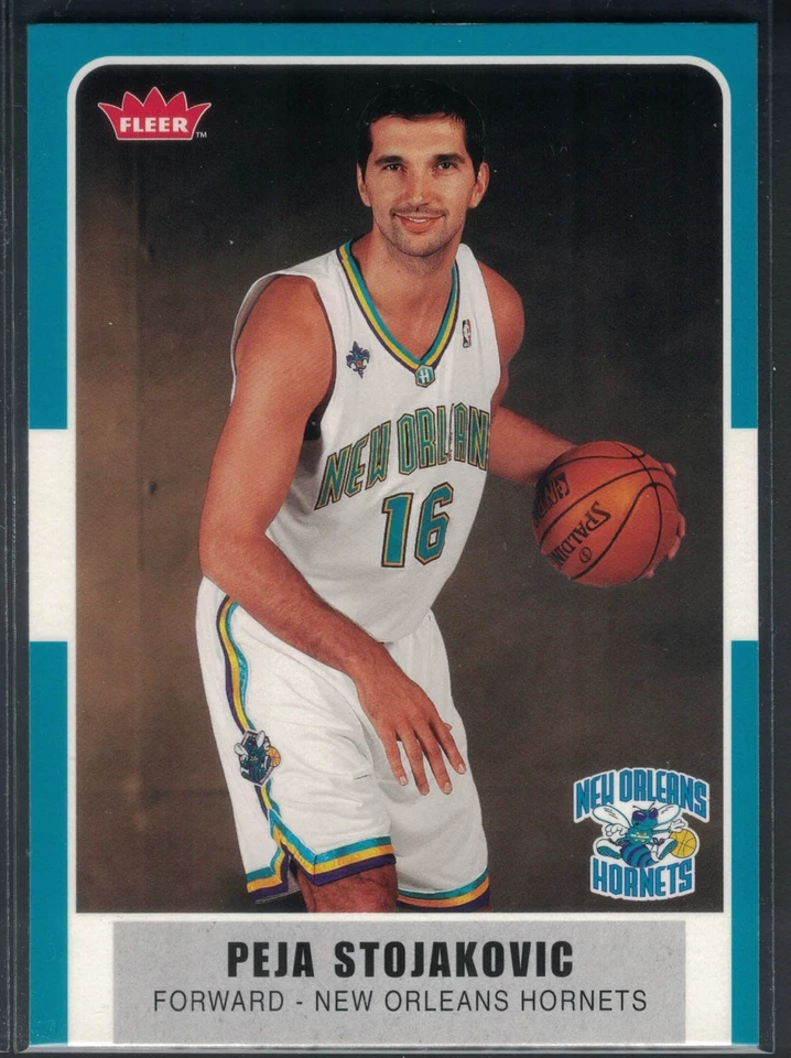 2007-08 Fleer - Peja Stojakovic #138 New Orleans Hornets - Image 1 of 1