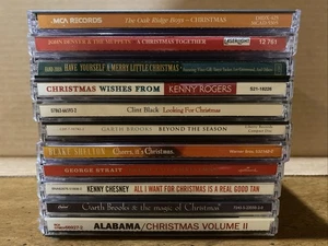 COUNTRY CHRISTMAS 10 CD LOT! W/ALABAMA-BLAKE SHELTON-GARTH-CHESNEY-STRAIT & MORE - Imagen 1 de 12