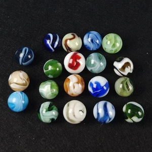 Christensen Agate Co. CAC Lot.  Swirls, Flame, Opaque Slag Etc - Picture 1 of 11