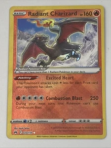 Radiant Charizard 020/159 Pokémon TCG: Crown Zenith Radiant Rare Holo - Picture 1 of 6