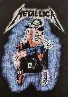 Metallica T-Shirt Ride The Lightning Double Sided Black Mens Sz M Metal Rock EUC - Image 1 of 4