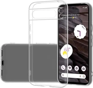 Pour Google Pixel 8 PRO Housse Coque arrière Légère Mince transparent silicone - Photo 1 sur 1