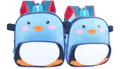 Kinderrucksack Kindergartenrucksack Rucksack Schultasche Junge Mädchen - Pinguin - Bild 1 von 3
