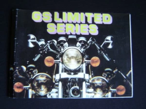 Depliant Brochure Prospekt Suzuki GS 750-550 GN400 limited series (Yamaha Honda) - Picture 1 of 1