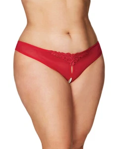 CROTCHLESS STIMULATING PLEASURE PANTIES PLEASURE BEADS - Picture 1 of 20