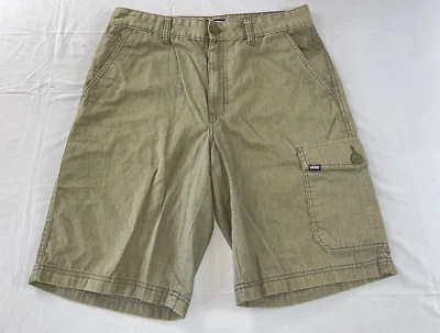 Pantalones cortos de skate de carga de lona de poli/algodón lavados Vans. Olive, Hombre 32. Leer. Foto 1 de 4