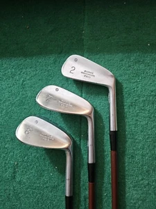 Vintage Burke PR10 Irons 2, 7, & 8 Irons / Steel Shafts / Original Grips / RH - Picture 1 of 3