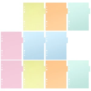 2 Pcs Color Classification Plastic Film File Divider Women's Tabs - Picture 1 of 12
