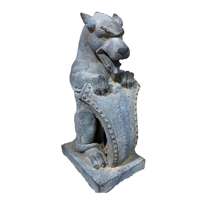 Statue Canine Dog Sculpture Figurine Garden Décor Home 38x28x72cm high - image 1 of 3