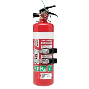 QUELL 1kg Auto/Marine Fire Extinguisher With Metal Service Tag (1A:10B:E) Q12741 - Picture 1 of 2