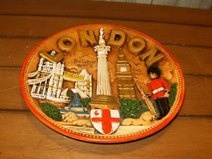 London England Decorative 8IN Ceramic Plate By Sampson - Picture 1 of 9