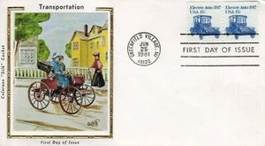 ELECTRIC AUTO, 1981 FDC16387 - Picture 1 of 1