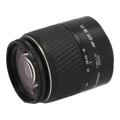 KONICA MINOLTA AF DT 18-70mm F3.5-5.6D Lens Serial: 365* B Rank - Image 1 of 4