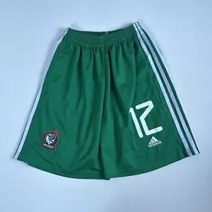 Adidas Mexico National Team Shorts Youth Boys Sizes Green Active Soccer - Picture 1 of 8