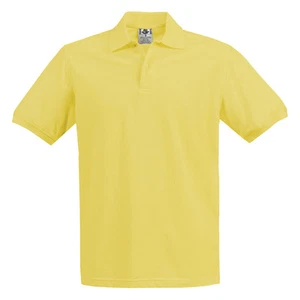 Boys & Girls Yellow Pique Polo Shirt School Uniform Short Sleeve Sizes 4 to 18 - Picture 1 of 1