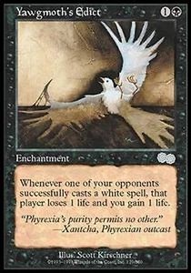 *MRM* FR/VF 2x Edit de yaugzebul - Yawgmoth's edict MTG USG - Picture 1 of 1