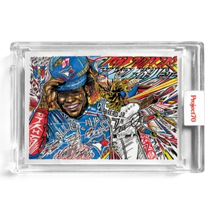 Topps Project 70 Card #8 Vladimir Guerrero Jr. by JK5 - ARTIST PROOF AP # 45/51 - Photo 1/5