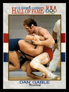 1991 Impel Dan Gable USA Olympic Wrestling Champion Gold Medal #32 Mint. - Picture 1 of 2