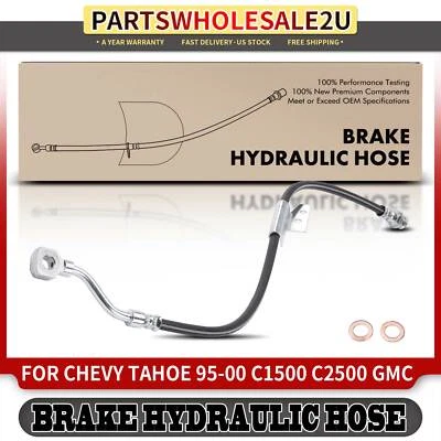 Manguera hidráulica de freno delantero derecho para Chevrolet C1500 C2500 Suburban GMC C1500 Foto 1 de 4