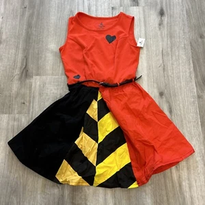 Disney Parks Dress Girls Extra Small Queen of Hearts Alice In Wonderland Costume - Picture 1 of 8