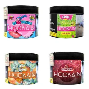 HOOKAIN Shisha Tabak 200g Wasserpfeifentabak Hookah Tobacco Sorten wählbar 200 g - Bild 1 von 5