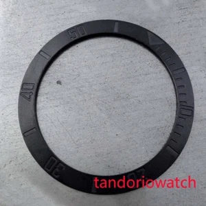 38mm negro alta calidad bisel inserto reloj apto para reloj automático 40mm - Imagen 1 de 2