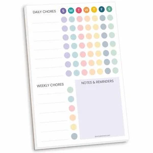 Bloom Daily Planners Planning Pad, 6" x 9", Chore Pad con Imanes, Brillante - Imagen 1 de 18