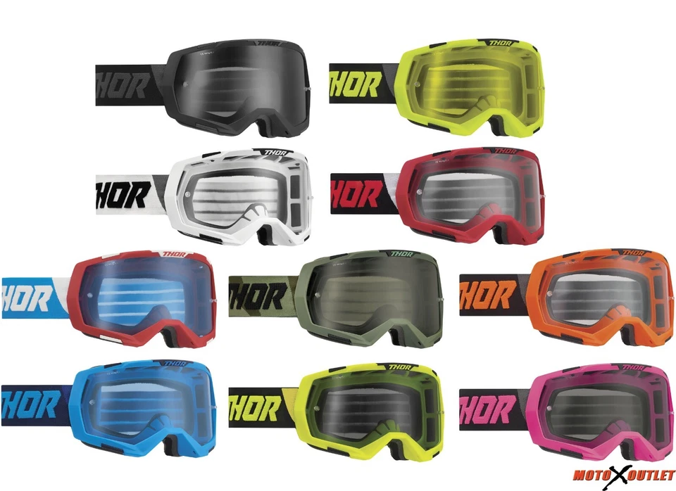 Óculos Thor Regiment adulto motocross bicicleta suja off road ATV UTV - Imagem 1 de 4