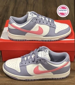 Nike Dunk Low 'Indigo Haze' púrpura/rosa/vela DD1503 500 para mujer talla 9,5 nuevo en caja - Imagen 1 de 8