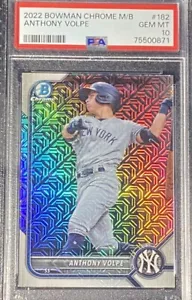 ANTHONY VOLPE 2022 Bowman Chrome Mega Box New York Yankees Rookie MLB RC PSA 10 - Picture 1 of 2