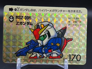 MSZ-006 Z Gundam SD Gundam Carddass 210 Trading cards Bandai Japanese C175 - Picture 1 of 10
