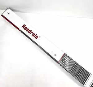 Neodrain 36" rechteckiger linearer Duschablauf mit Ziegelmuster Rost mattschwarz - Bild 1 von 9