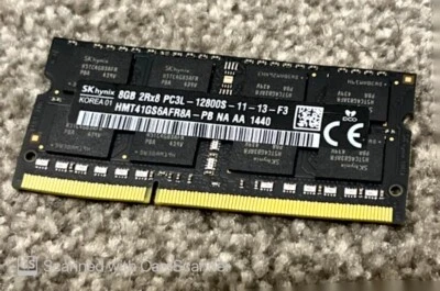 SkHynix 8GB 2Rx8 PC3L-12800 (DDR3-1600) Memory (HMT41GS6AFR8A) Mk Crucial Aswell - Image 1 of 3