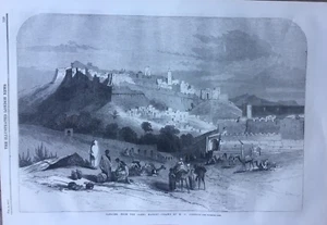 1860 MOROCCO - Six Antique Engravings - Tangier Camel Market, Capture of Tetouan - Picture 1 of 5