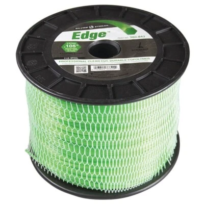 5 lb. 0.105" Green Hex Trimmer Line - 1125' Durable Co-Polymer Spool - Image 1 of 2
