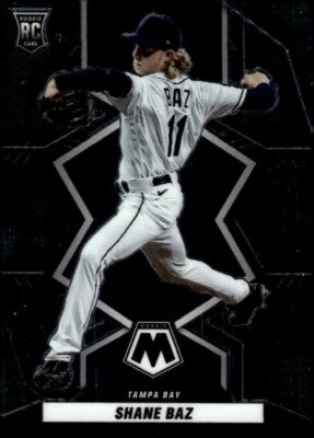 2022 Panini Mosaic #247 Shane Baz RC Tampa Bay Rays - Image 1 of 2