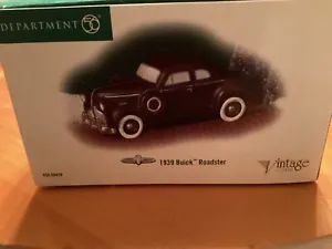 DEPT 56 CHRISTMAS IN THE CITY VILLAGE  SERIES "1939 Buick Roadster " NEW - Picture 1 of 3