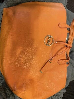 BCBG Slouchy Orange Handbag - Image 1 of 4