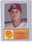Jumbo Art Card, Nolan Gorman, St. Louis Cardinals, 3 1/2" X 5", Sun Burst Soda