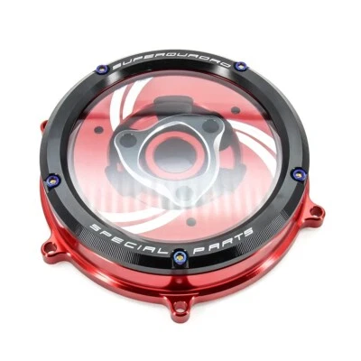 For Ducati Panigale 1199 1299 959 R S Clear Clutch Cover Protector Guard 2012-19 - Image 1 of 4