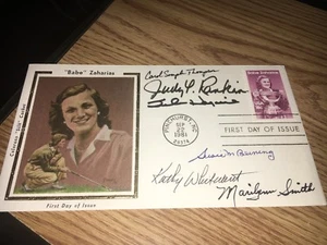 Golf Hall of Famer Signed Babe Zaharias 1981 First Day Cover - Picture 1 of 1