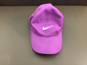 Nike Featherlight Adjustable Hat/Cap Womens Purple Golf Tennis Running - Picture 1 of 3