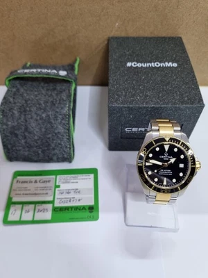 Certina DS Action 300m Diver 38mm Two-tone Powermatic 80-c032807A - Image 1 of 4