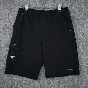 Columbia Shorts Boys XL Black PFG Terminal Tackle Cargo Omni Shade Stretch - Picture 1 of 11